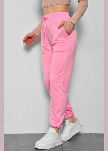 Спортивные штаны женские розового цвета Let's Shop (286761503)