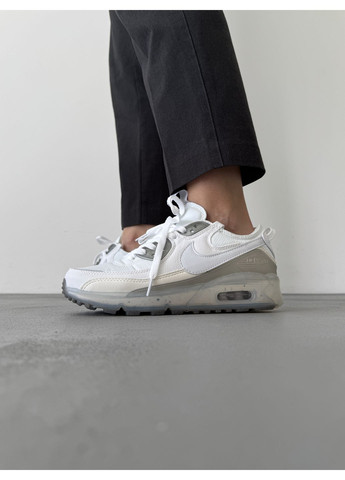 Білі Осінні кросівки чоловічі nike air max terrascape 90 white найк аір макс тн плюс No Brand
