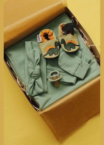 Оливковий демісезонний пінетки динозавр Ріпка