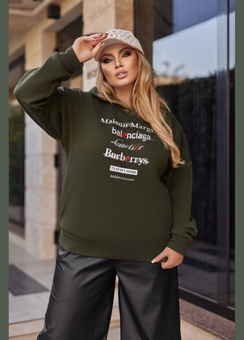 Жіноче тепле худі колір джинс New Trend (304987386)