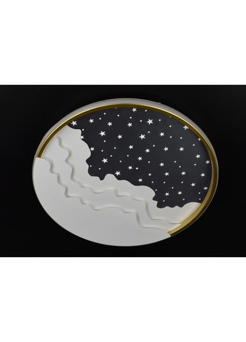 Люстра светодиодная потолочная LED светильник для квартиры на потолок лэд 26796 Золото 6х51х51 см. Sunnysky (364500519)