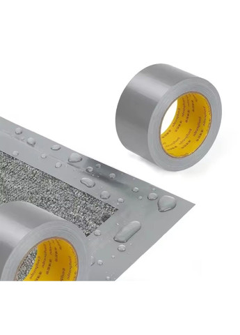 Клейка тканинна стрічка 60 мм × 10 метрів Сіра No Brand (361152157)