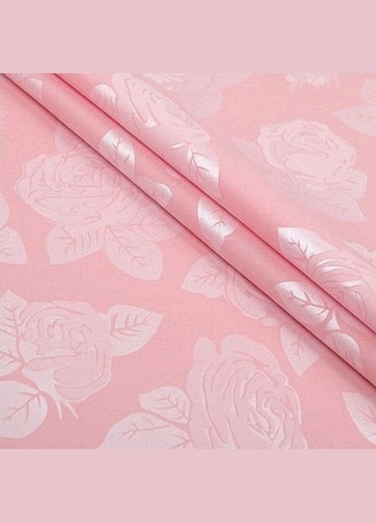 Напірник для подушки з пір'я і пуху Тік 50х50 см рожева Роза No Brand (325864657)