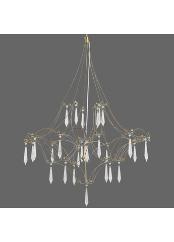 Люстра золота "CRYSTAL" арт-деко (918-L981 (600) GD) No Brand (370069919)