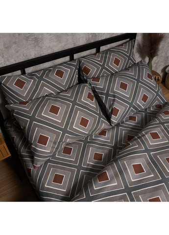 Комплект постільної білизни Мікросатин Premium King Size 220x240 наволочки 4х70х70 (MS-820009944) Moon&Star Loft Style (356113472)