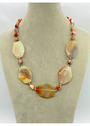 Бусы Сердолик 45 см Комбинированный (10440) No Brand (356109201)