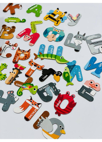 Набір магнітний літери (УКР) LimoToy Абетка + ЦИФРИ FT 0051 Limo Toy (297129216)