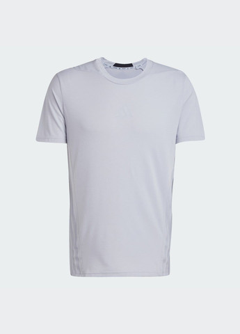 Сіра футболка designed 4 training 3-stripes adidas