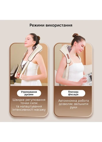 Масажер для шиї та спини Масаж Шиацу, для дому та авто SL-212 Inspire (337510442)