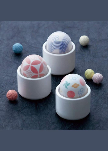 Вибратор для клитора Hana-Temari, силиконовый, белый, 7 х 6 см Iroha (331170622)