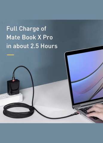 Type-С Тайп Си кабель для зарядки и синхронизации Android / MacBoock / 1 м Черный Baseus (340276232)