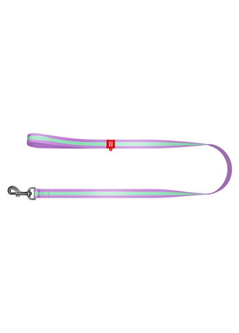 Поводок для собак WAUDOG нейлоновый 20мм 122см фиолетовый светоотражающий для больших собак поводок ProDobro (373221421)