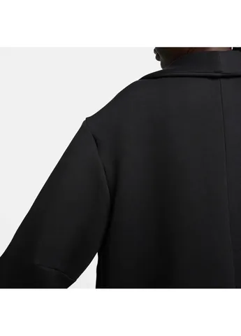 Черная пальто женское черное fq2602-010 Nike SPORTSWEAR TECH FLEECE OVERSIZED DUSTER