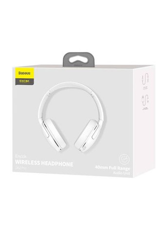 Наушники беспроводные накладные с микрофоном Encok D02 PRO White NGTD010302 Baseus (368698402)