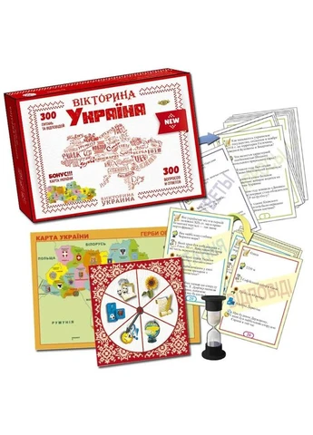 Настольная игра Викторина Украина MKL1003 Seli Майстер (394380122)