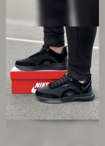 Черные демисезонные классические мужские кроссовки No Brand