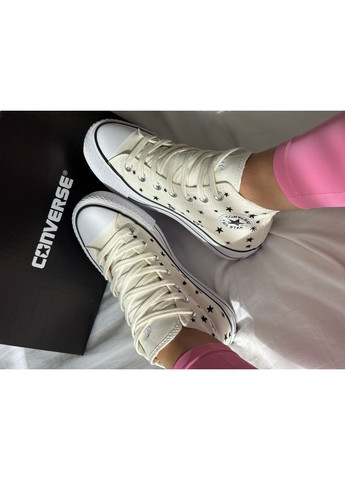 Кросівки жіночі Converse Chuck Taylor All Star High | Конверс Чак Тейлор білі No Brand білі демісезони (366576509)