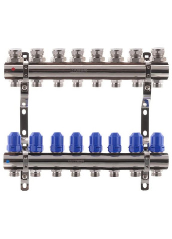 Колекторний блок з термостатіч. клапанами KR.1100-08 1"x8 ways (KR2634) KOER (322006465)