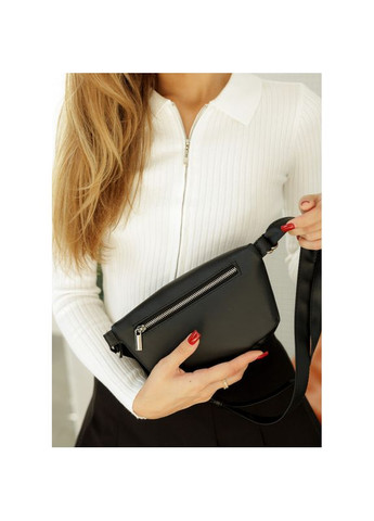 Женская сумка на пояс бананка Polo black Sambag (322870548)