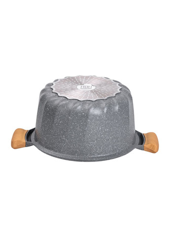 Велика алюмінієва каструля з кришкою, діаметр 28 см, з антипригарним покриттям, 8 літрів HP-4-434G Jooki (358705827)