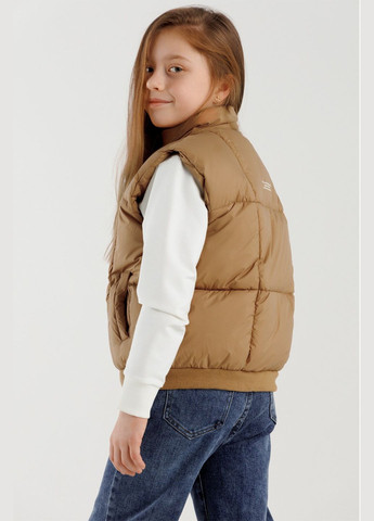 Жилет утепленный для девочки 8017 104 см Бежевый (2000990310644D) shop (2000990310644) XZKAMI (357436408)