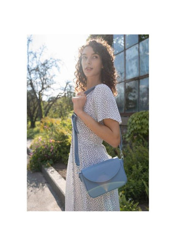 Сумка женская кожаная через плечо Molly голубая The Wings (302009273)