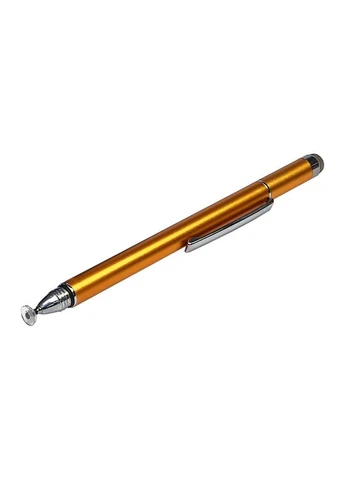 Стілус ємнісний, високоточний, Jot Pro, зі знімною мікро-волоконною насадкою, алюмінієвий, золотистий No Brand (390184158)