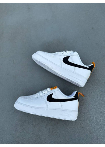 Белые демисезонные кроссовки мужские nike air force 1 low pivot point найк аир форс 1 премиум No Brand
