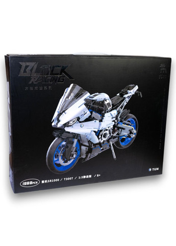 G439461-T3007 Набір конструктора для дітей Technic MOC Super Speed Motorcycle 1988 деталей Huada Toys (330604699)