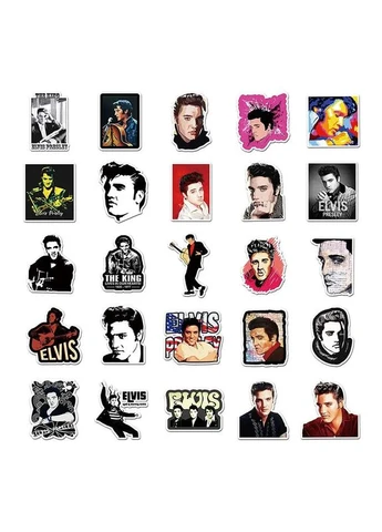 Стікерпак Elvis Presley — 51 вінілова наліпка LTC TZ-MW-163 (395873412)