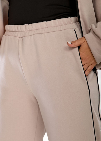 Спортивний костюм жіночий оверсайз зимовий з тринитки (бомбер + штани) No Brand (361044219)