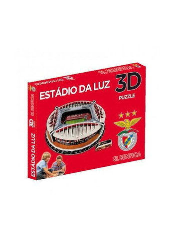 Пазлы 3D футбольный стадион Da Luz, Benfica, трехмерный конструктор-головоломка для детей с 84 пазлов. Magic (341828067)
