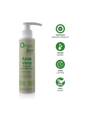 Гель для интимной гигиены Bio Aloe Vera Organic Intimate Gel (100 мл) с алоэ вера Orgie (317268262)