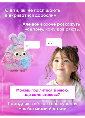 Іграшка з штучним інтелектом для дітей плюшева розумна лабубу з ШІ інтерактивна з голосовим керуванням адаптацією поведінки ProDobro x2 (369163537)