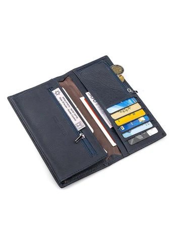 Мужской купюрник 18370 удобный Синий st leather (385210653)