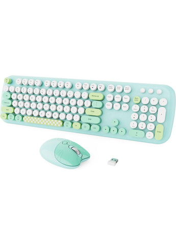 Комплект беспроводной VHG Geezer Turquoise, клавиатура + мышь Том.М (328924870)