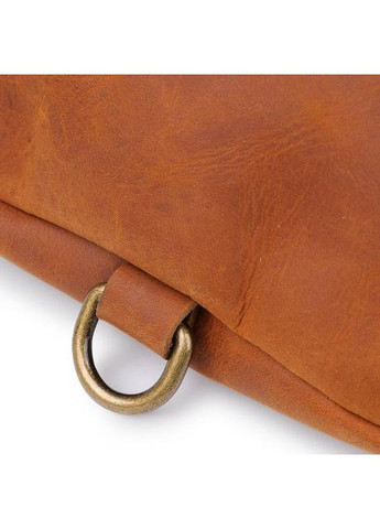 Чоловіча шкіряна сумка на пояс бананка через плече для телефону та документів середня Коричневий 38637 Vintage (353302648)