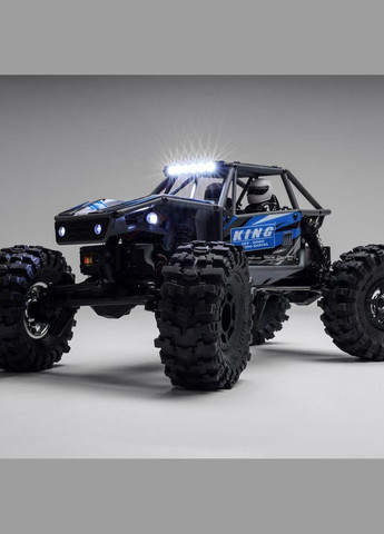 Машинка на радіокеруванні UTB18 Capra 4WS 4X4 RTR Brushed 1/18 Rock Crawler Battery & Charger (Blue) Axial (347581551)