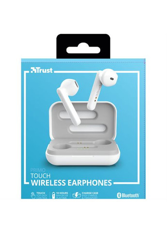 Гарнитура Primo Touch BT Eearphones White (23783) Trust (322186357)