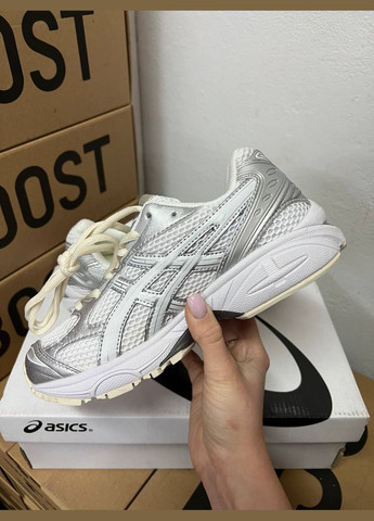 Жіночі кросівки Asics Gel-Kayano 14 white Silver No Brand срібні літо (329687942)