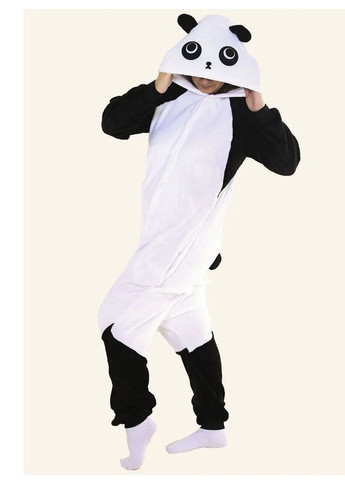 Піжама кігурумі жіноча Kigurumi Панда Біло-чорна Кигуруми Панда (308205585)