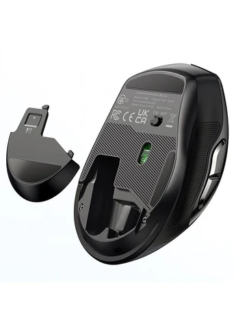 Мишка 2.4GHz MU006, бездротова, 4000dpi., 4кн.,Silence Design, Чорна Ugreen (382786830)