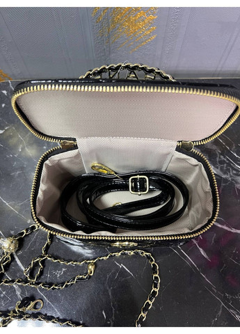 Женская сумка трендовая бочонок лаковый No Brand (369136129)