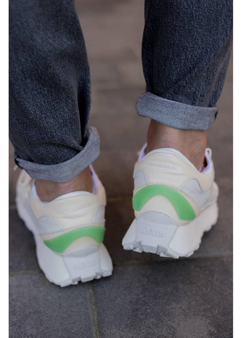 Сірі Осінні кросівки чоловічі adidas futro mixr white green адідас No Brand