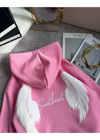 Женские худые с принтом Sweetheart и крыльями на спине. No Brand (369135685)