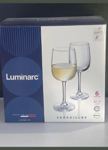 Набір келихів для вина G1509 6*270мл Versailles Luminarc (337166068)