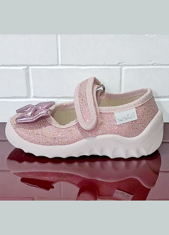 Ортопедичні тапочки капчики на липучці для дівчинки змінне взуття в садочок Валді Waldi (345647868)