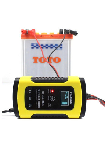 Автомобильное зарядное устройство для аккумулятора Foxsur 12V 5A No Brand (331640513)