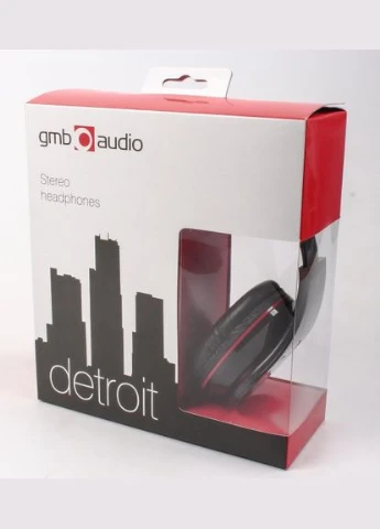 Стерео гарнітура MHS-DTW-BK, серія "Дертойт", глянцевий чорний колір GMB Audio (333824386)