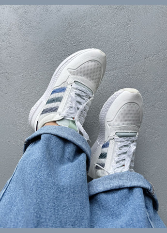 Белые демисезонные кроссовки мужские и женские adidas zx 500 rm white | адидас zx 500 белые No Brand